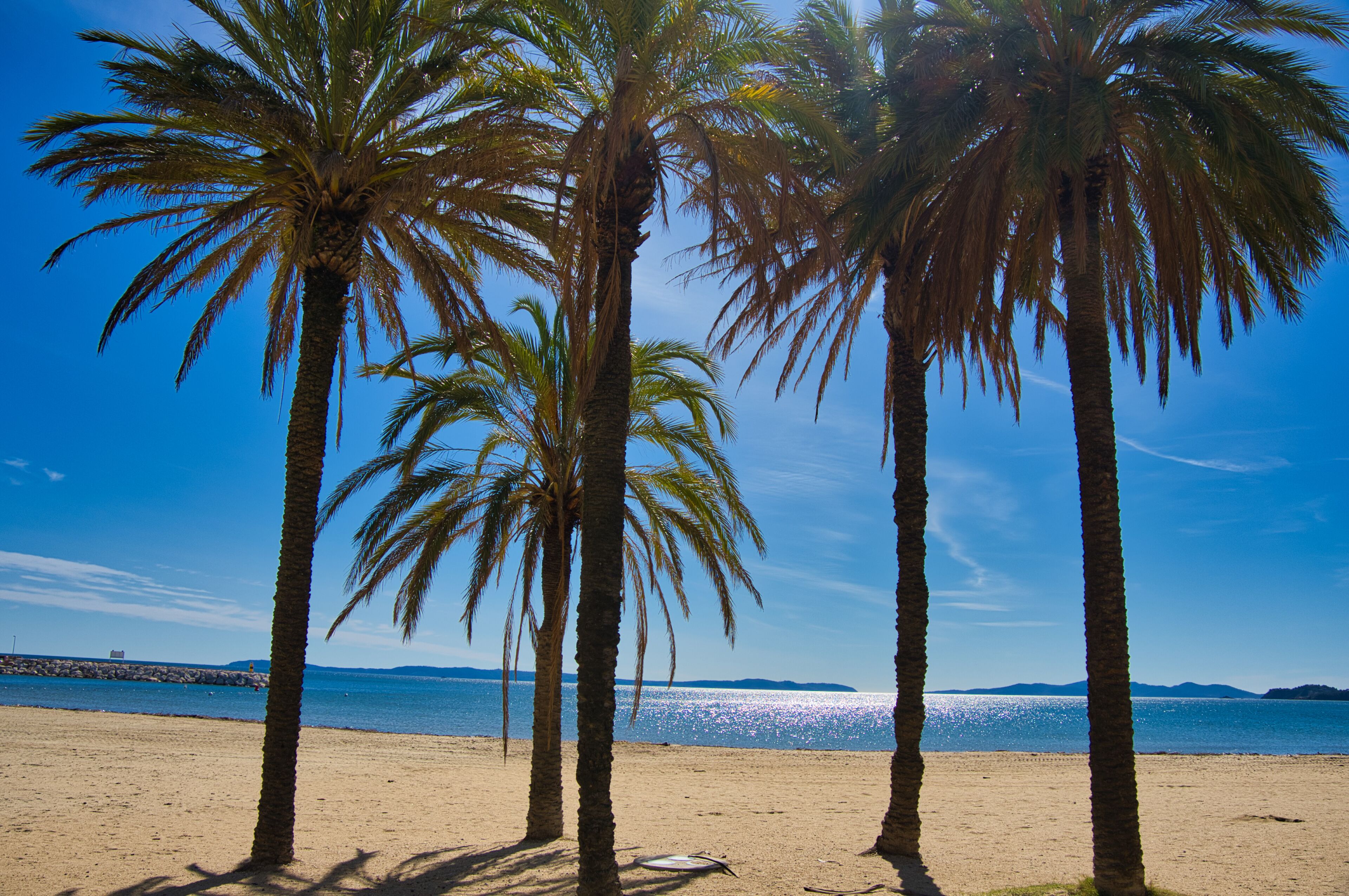 Strand bei Bormes les Mimosas in Südrankreich