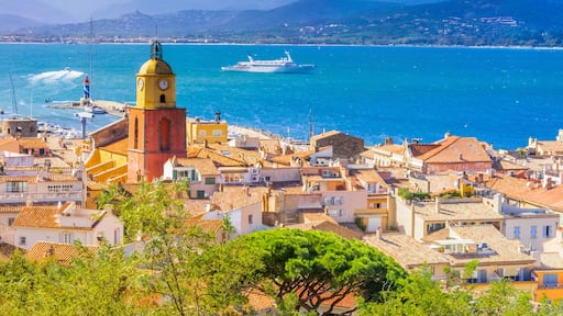 view of the city of Saint-Tropez, France