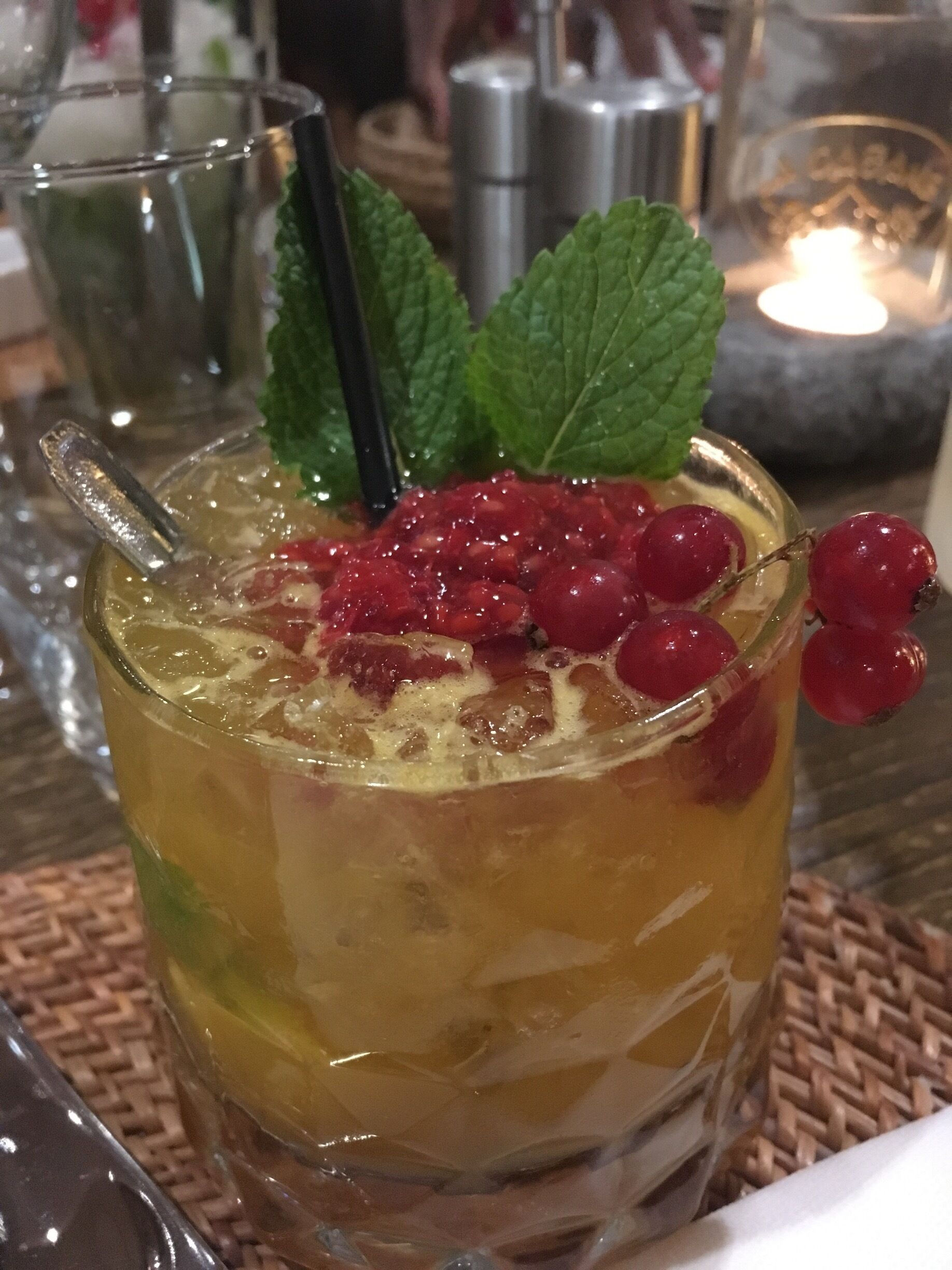 Awesome Cocktail to start this amazing dinner at La Cabane. 
5/5 for me. Thanks and applause for The best restaurant in this city..!!! 