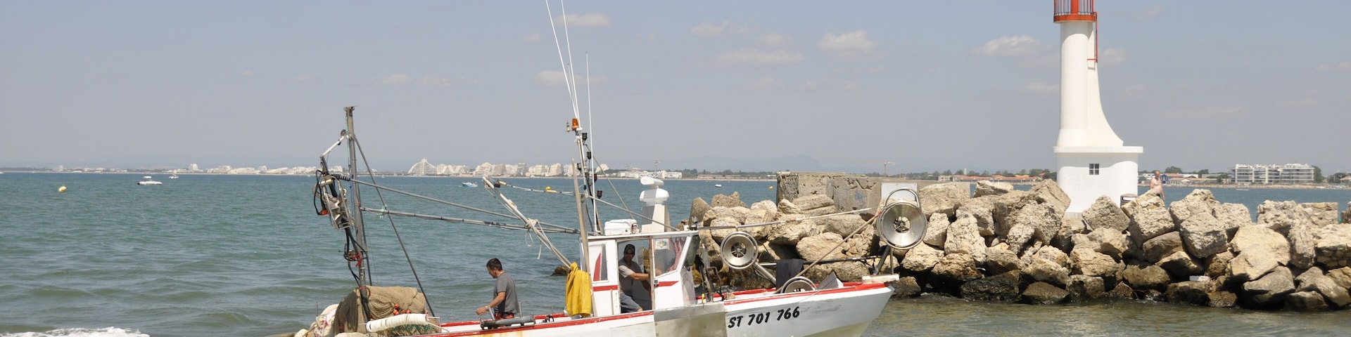 arriving at Le Grau-du-Roi