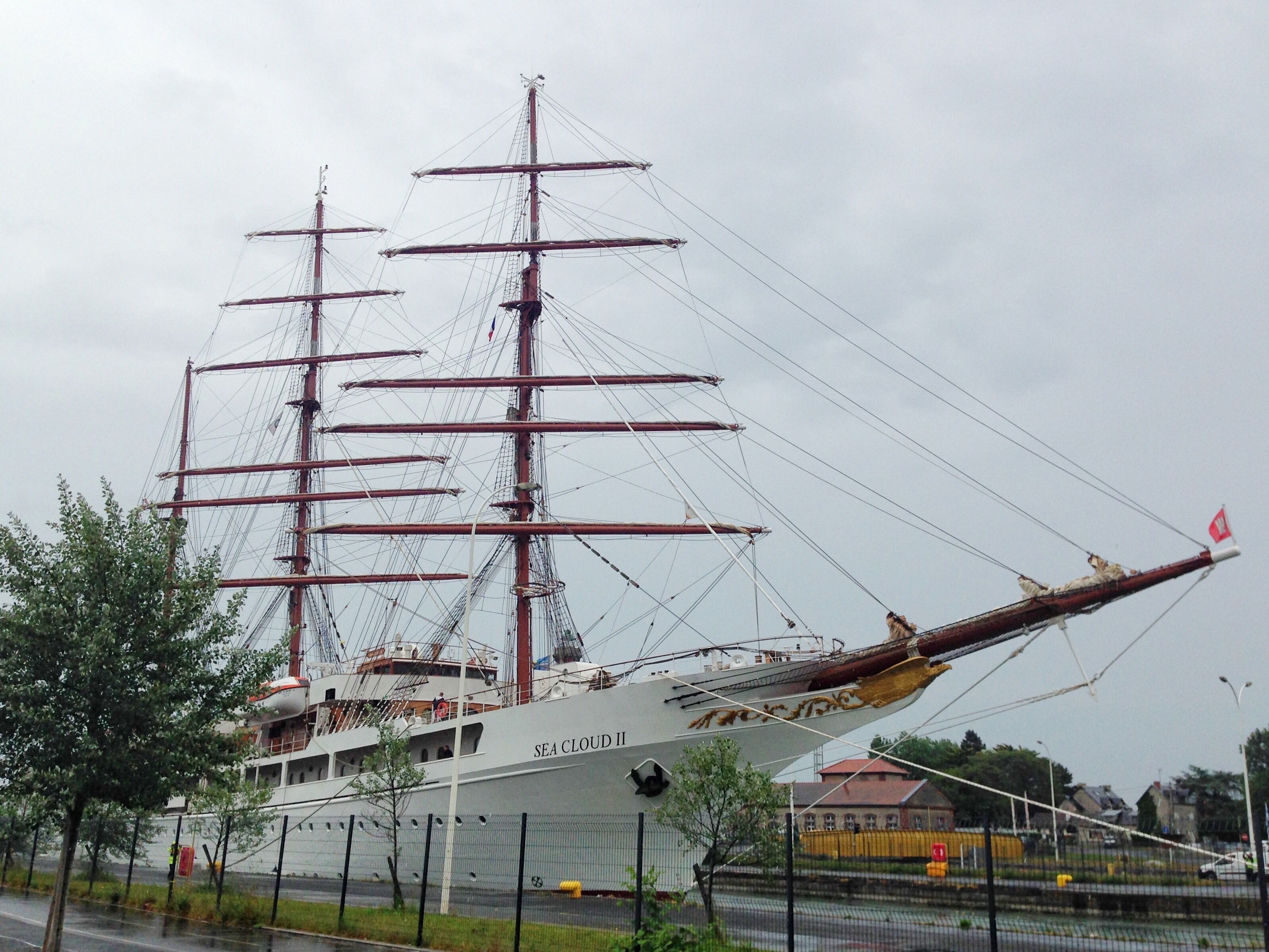 Stopover to Ouistreham. A wonderful three masted  ship.