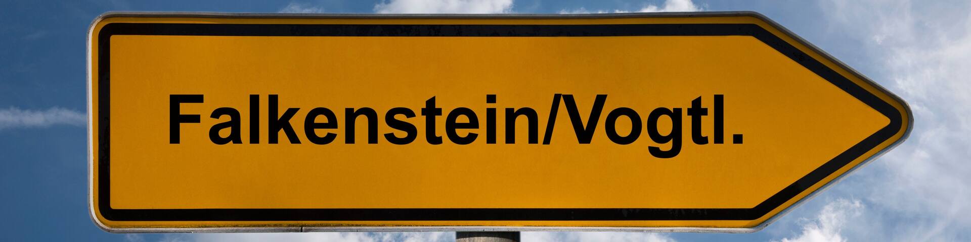 Wegweiser Falkenstein/Vogtl.; Vogtland