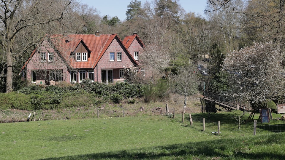 Blick auf das Ufer der Thülsfelder Talsperre im Oldenburger Münsterland