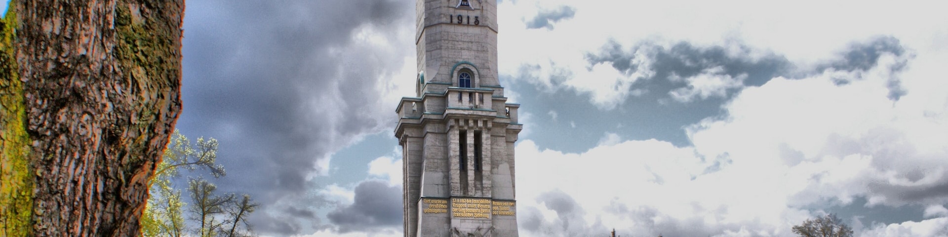 Gedenkturm Großbeeren in HDR