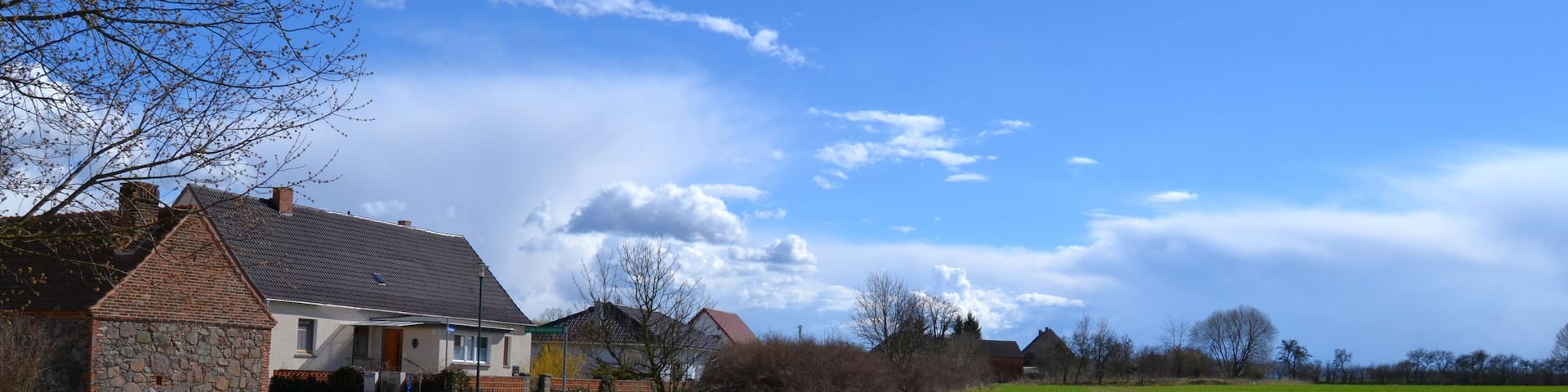 Blick auf Neuentempel, Gemeinde Vierlinden.