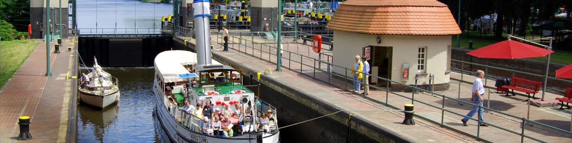 Kleinmachnow which includes a river or creek and boating