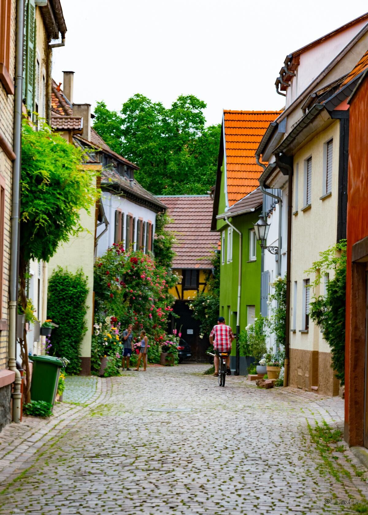 a small nice old town where Carl-Benz was living 