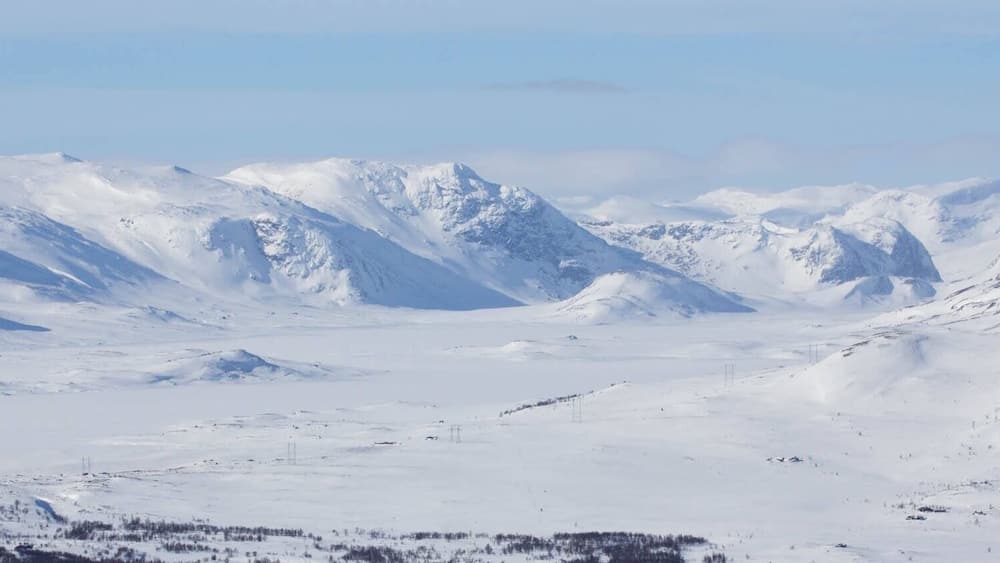 The mountains really look soft. #snow