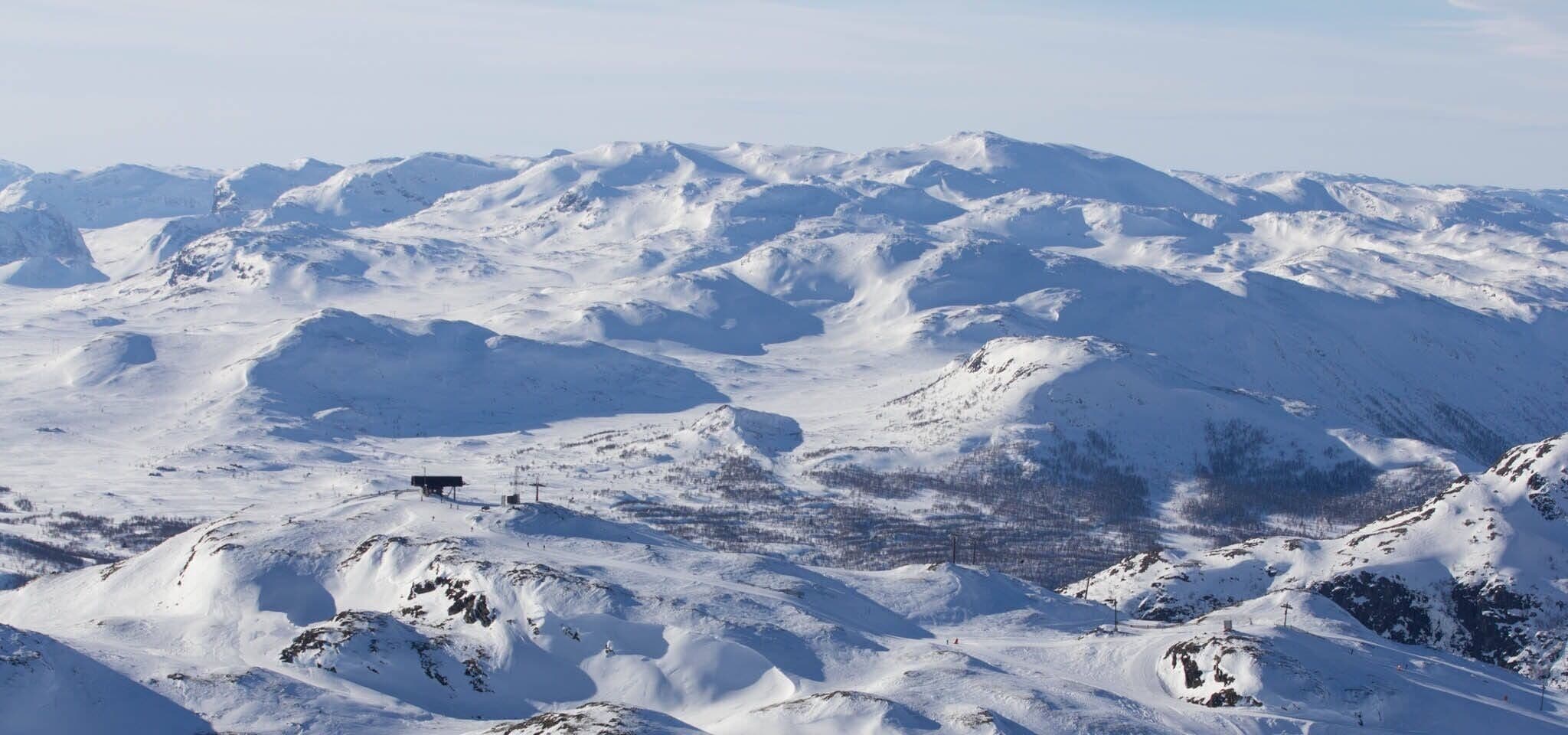 View from Hemsedal Skisenter. #snow