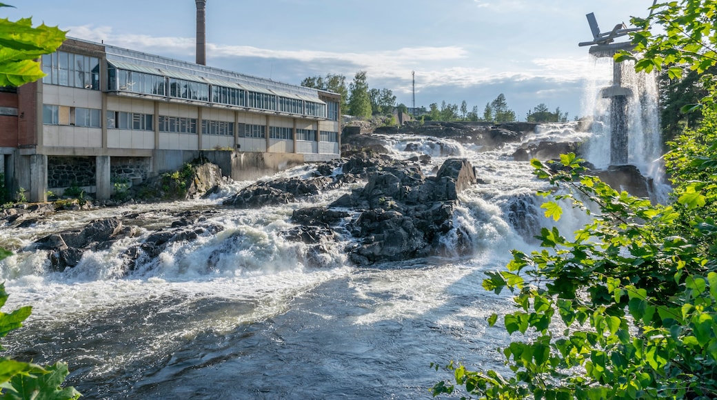 Waterfall in Hønefoss Norway