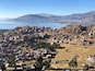 Panama view of Puno and Lake Titicaca