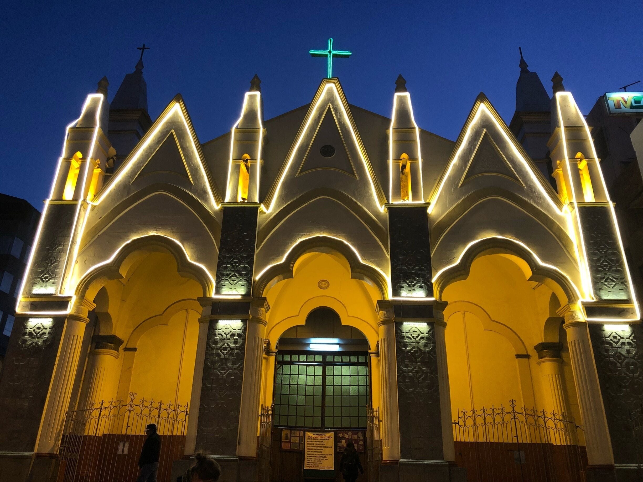 Night scene in Puno city