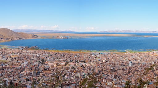 Puno Tititcaca lake panorama,Peru