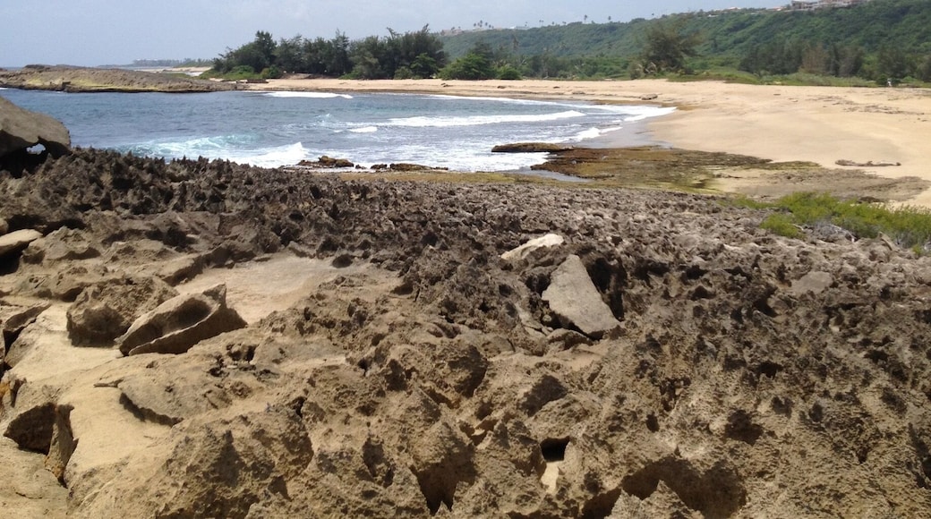 Be careful walking the rocks to the top...it can look calm but the waves can be quite treacherous!