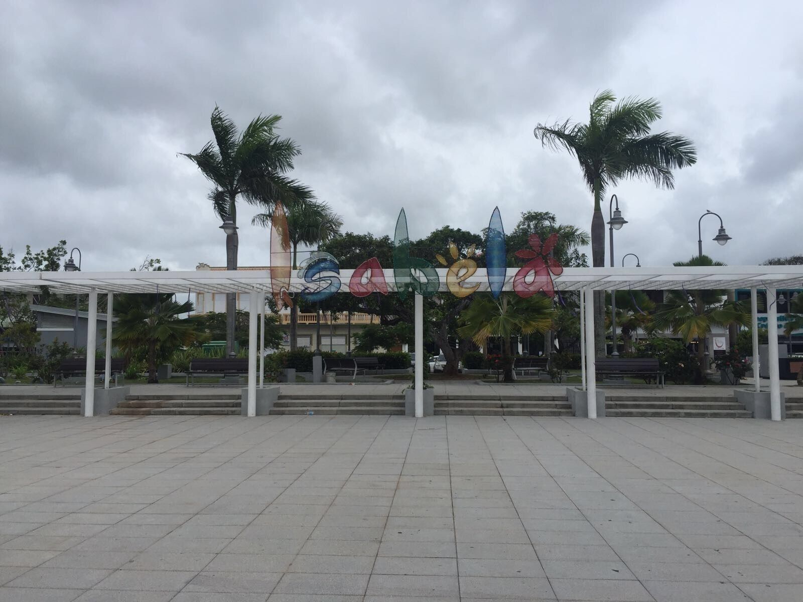 The Town Square in Isabela, PR