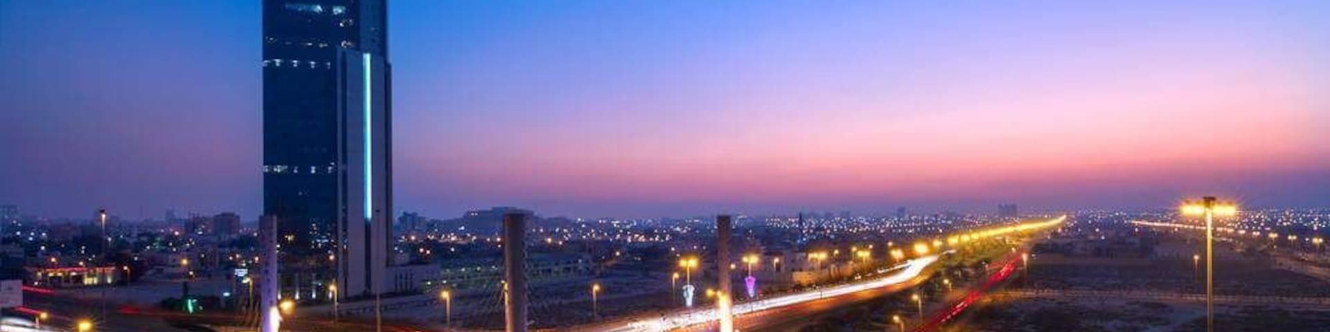 Alkhobar cityscape. The tall building you see on left side is Hugayet Tower