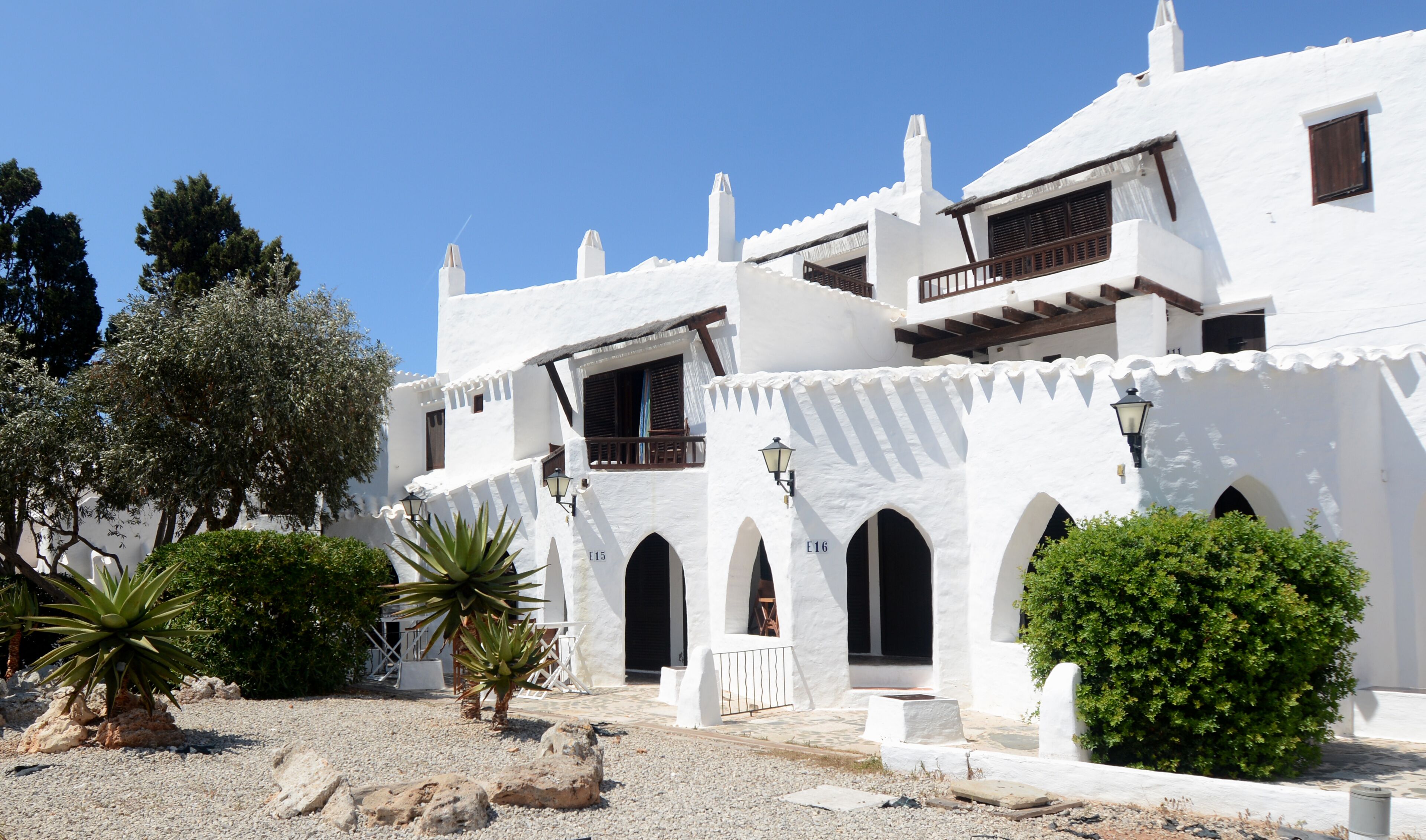 The Mediterranean charm of the city and the palaces of Mahon in Menorca