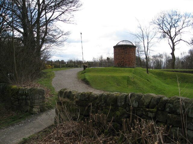 Milford Tunnel Air Shaft - On the edge of the Golf Course