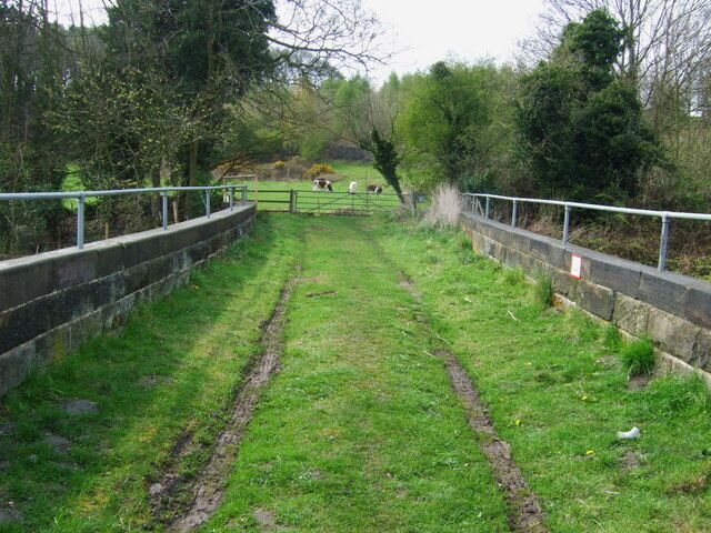 Strutts Bridge The farm access over Strutts Bridge.