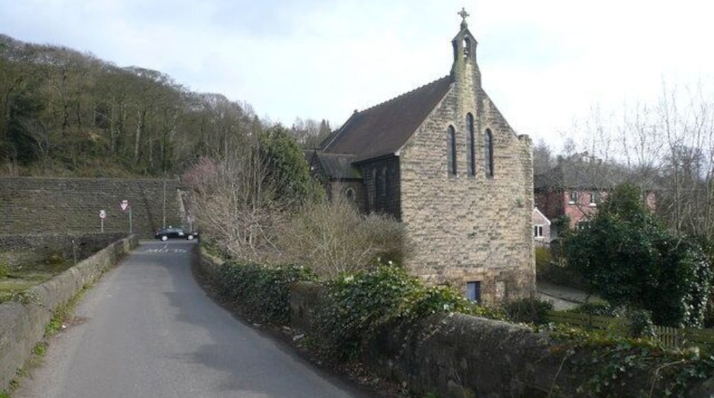 St Anne's parish church, Ambergate, Derbyshire, seen from the northwest