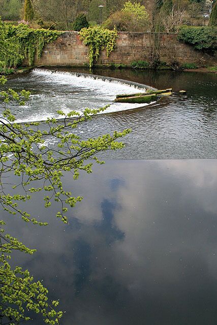 Derwent Weirs Just downstream of Milford bridge.