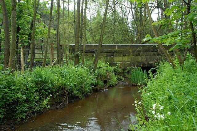 Stream under Mill lane