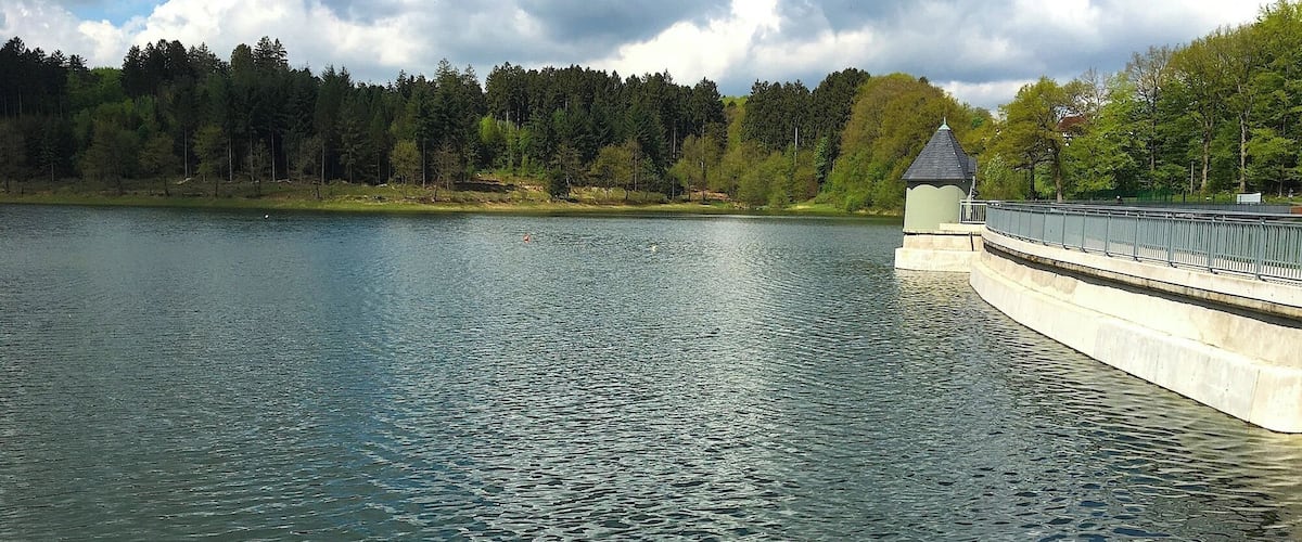 Поход-экскурсия на водохранилище реки Вуппер у Леннепа, Ремшайд, Германия. 13 мая 2017.Танковое водохранилище.