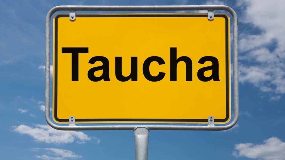 Ortstafel Taucha