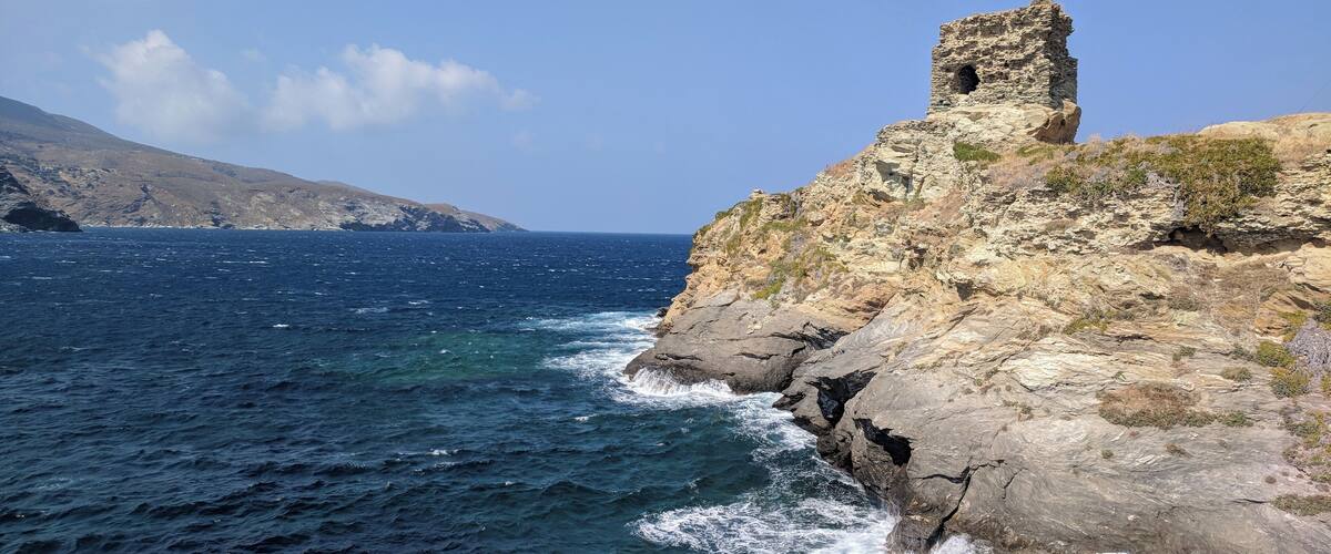 A truly magical place. The views, the water, the scenery. Pure love! #culture Chora, Andros Island, Greece August 2018.