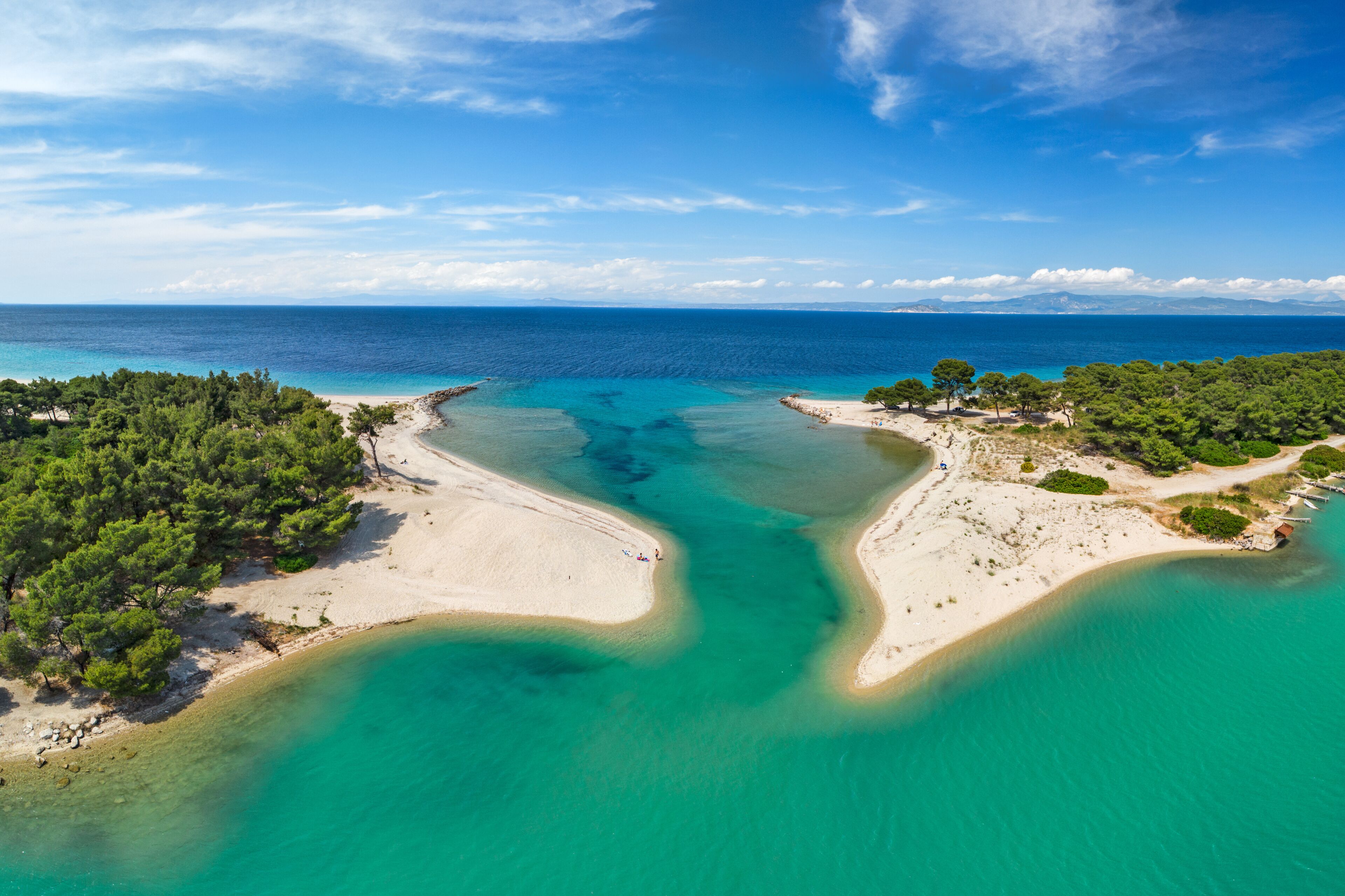Glarokavos beach in Chalkidiki, Greece