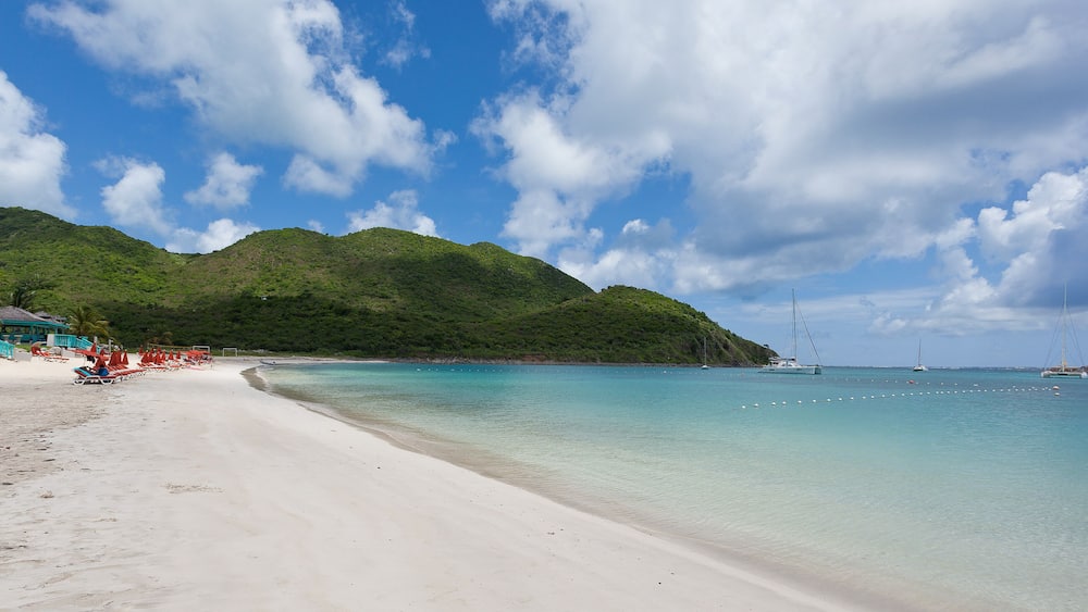 Anse Marcel in Saint Martin Island, French West Caribbean