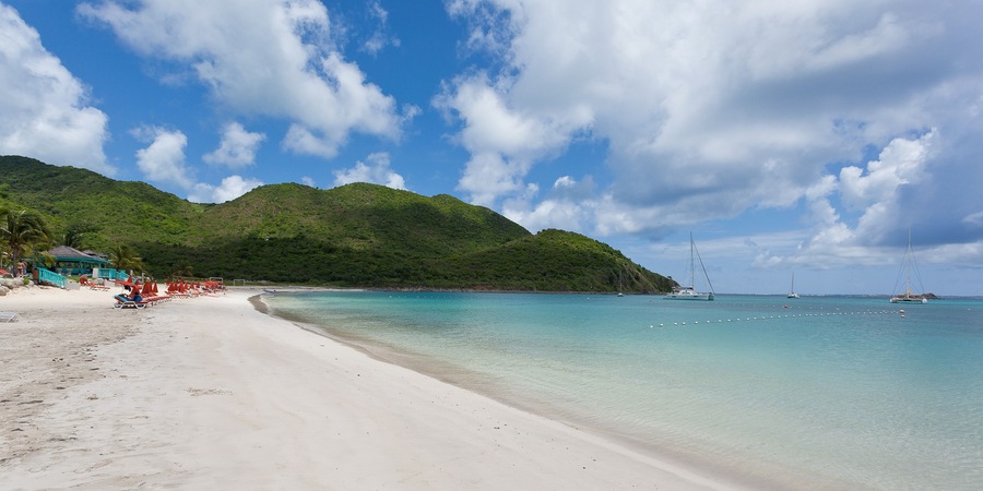 Anse Marcel in Saint Martin Island, French West Caribbean