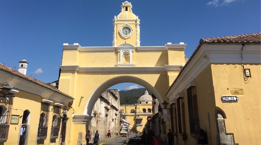 The Spanish Colonial architecture in Antigua is amazing