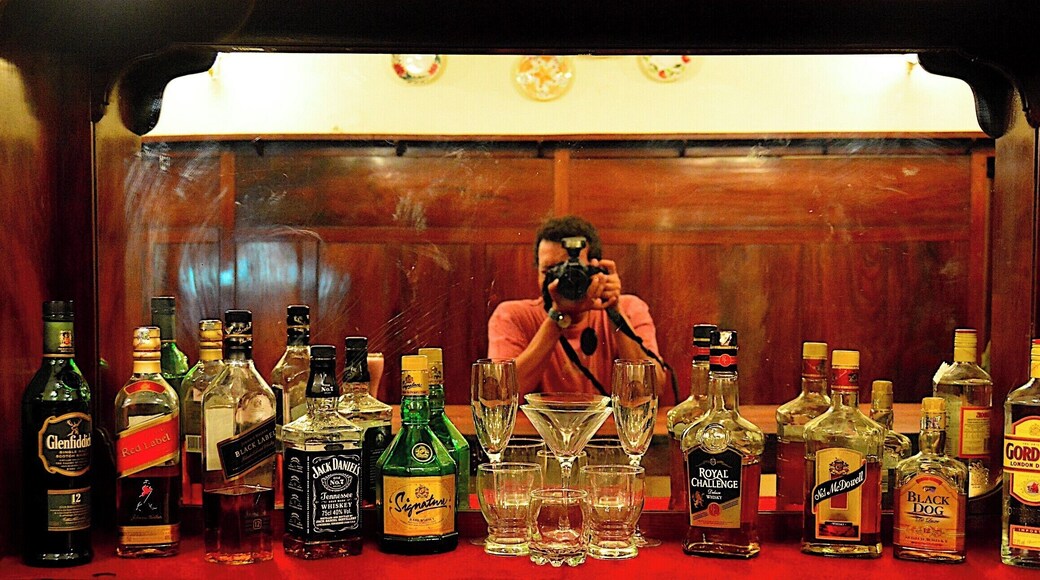 The bar at the Gateway Hotel in Coonoor. They make a killer Bloody Mary. :-)