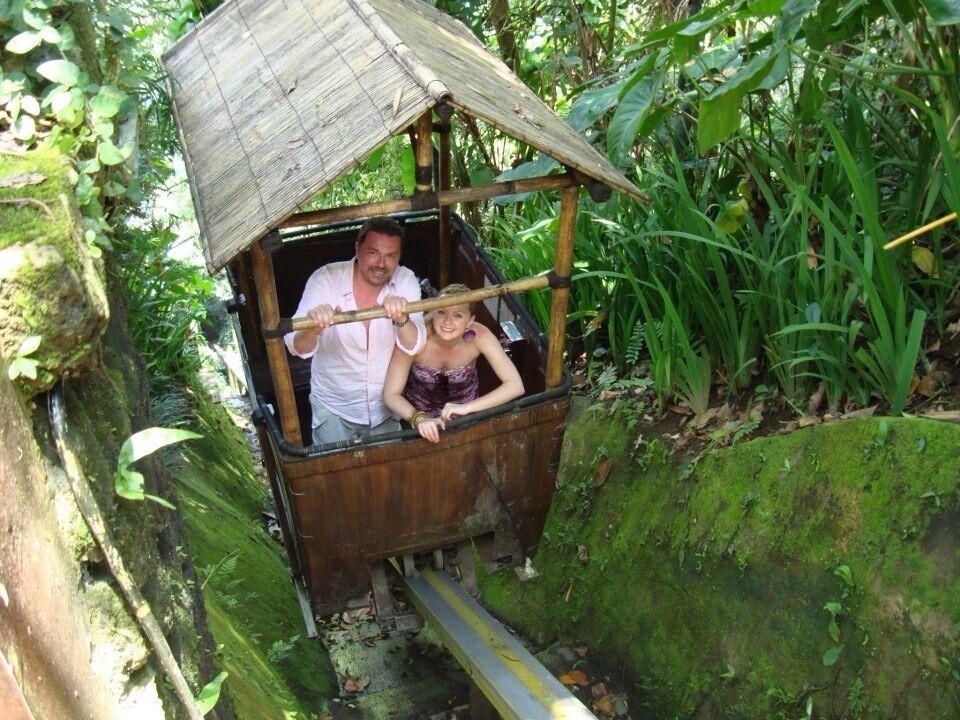 Lift from our villa to the ground...