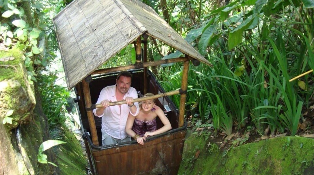 Lift from our villa to the ground...