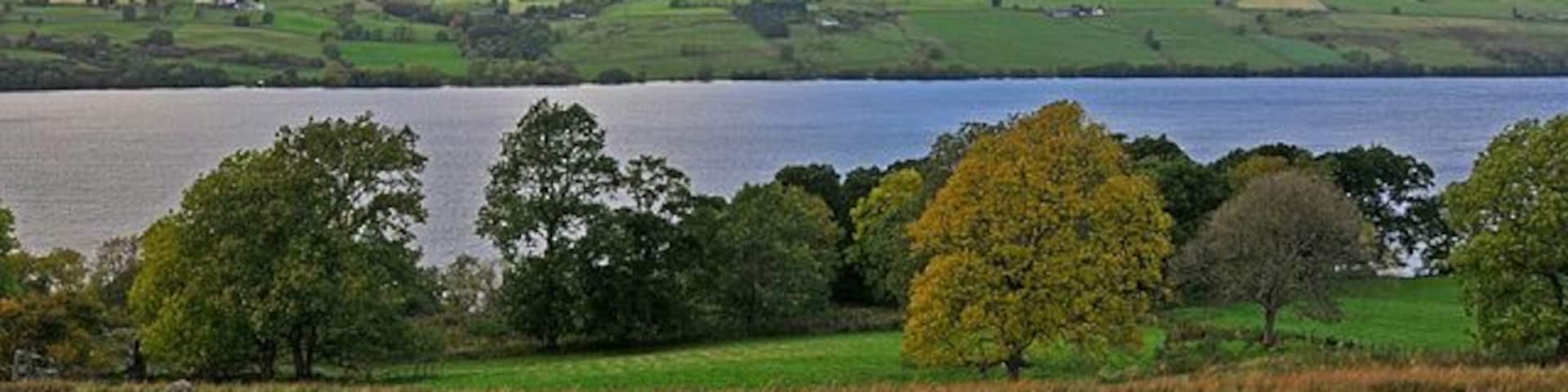 South Shore of Loch Tay Ben Lawers massif and Meall Garbh in the distance.