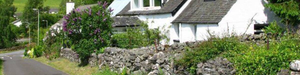 Fearnan. One of the older cottages in a now quite substantial village.