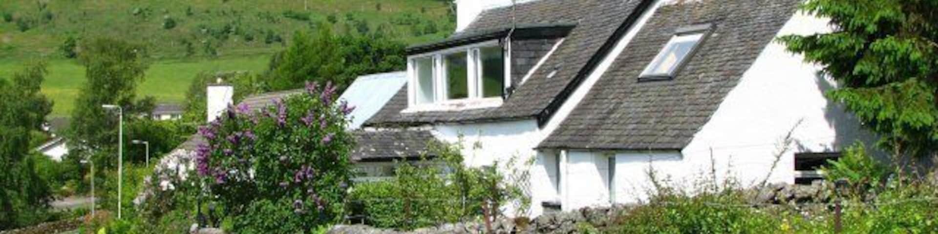 Fearnan. One of the older cottages in a now quite substantial village.