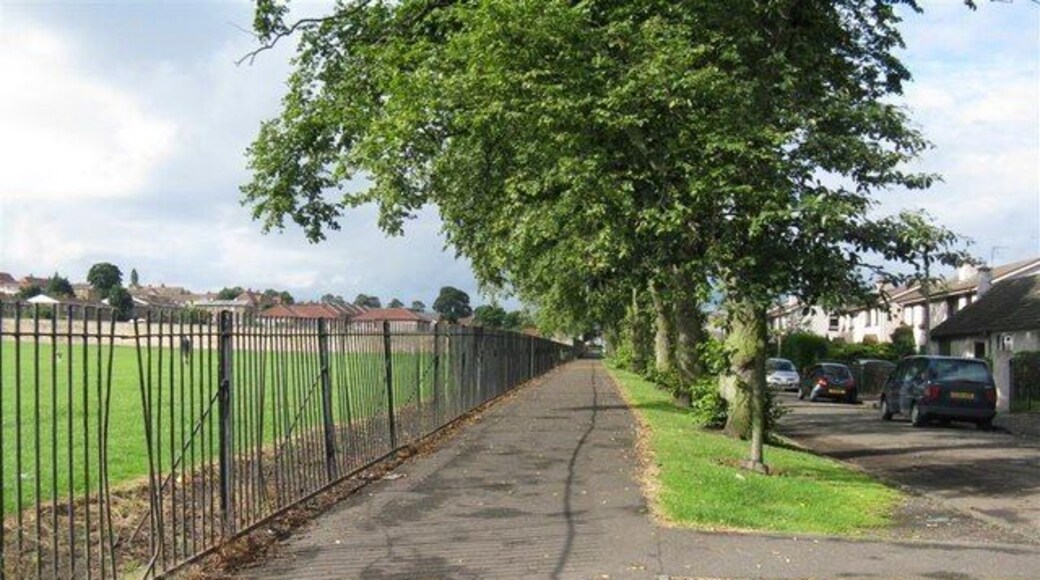 Ferniehill Drive Sports field, footpath and access road.