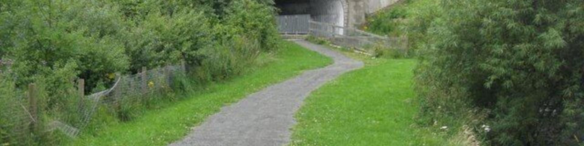 Bridge over the Burdiehouse Burn Part of the Burdiehouse Burn Valley Walk, this bridge takes the B701 Gilmerton Dykes Street over the burn.