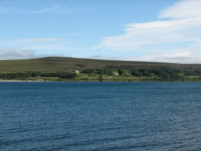 Scoraig A view of the small township of Scoraig from across Little Loch Broom.