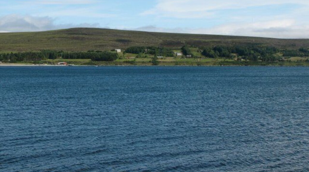 Scoraig A view of the small township of Scoraig from across Little Loch Broom.