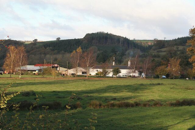 Washfield: Marsh Farm. In the Exe valley. A converted watermill stands by the farm buildings, now a residence