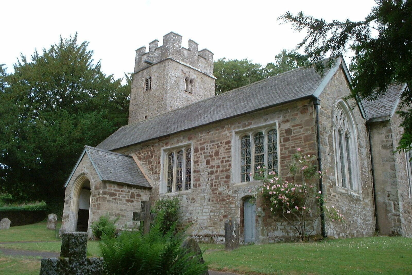St Mary the Virgin parish church, Calverleigh, Devon, seen from the southeast