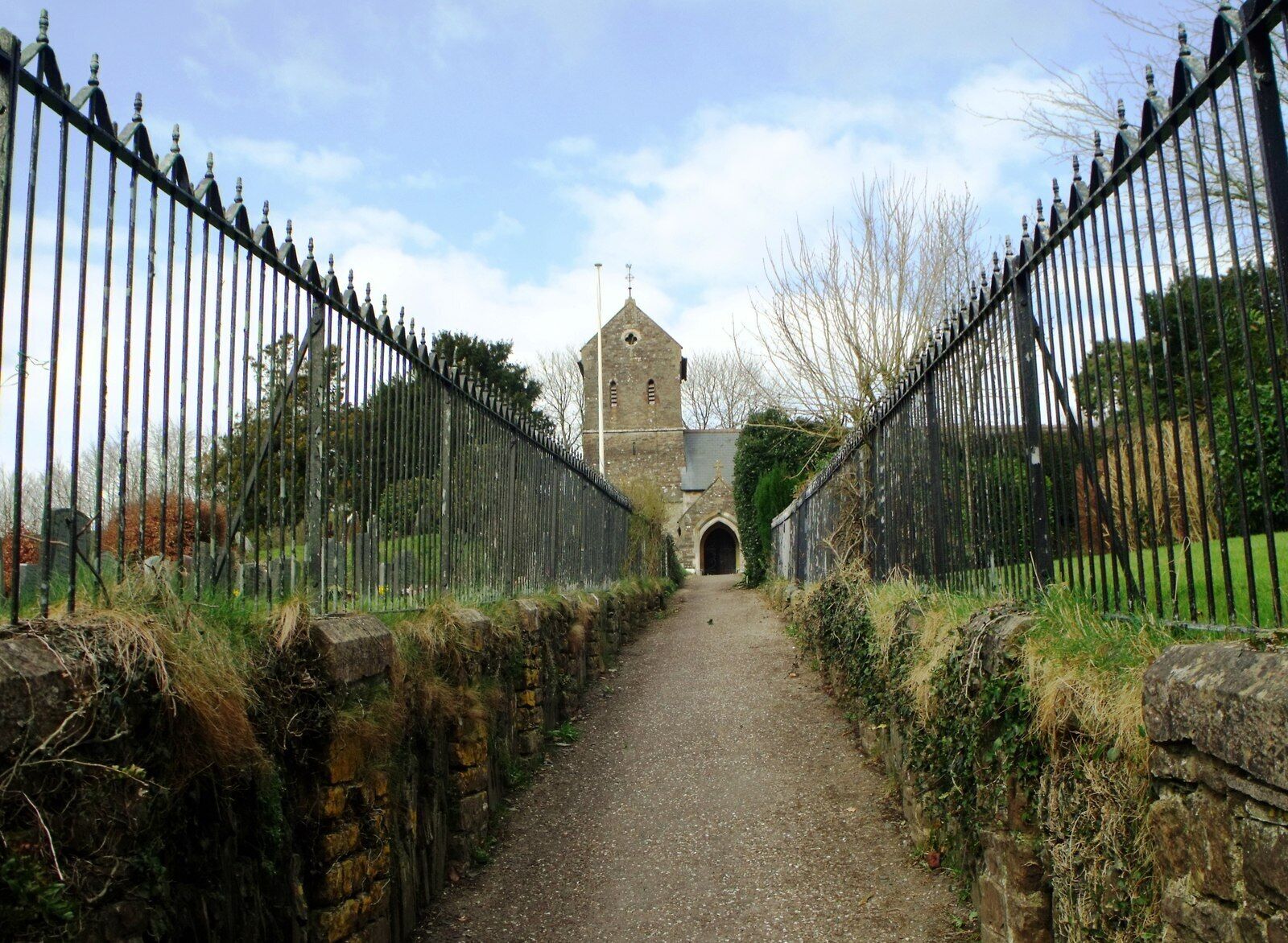 Church path, Morebath