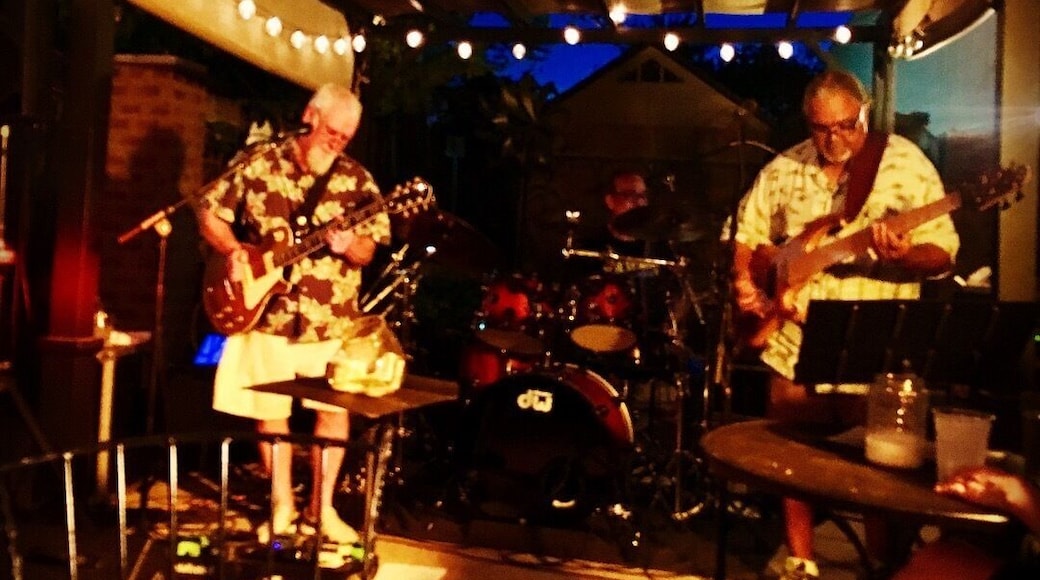 Live music on the weekends on The Patio at On the Edge! Great place to relax with friends.