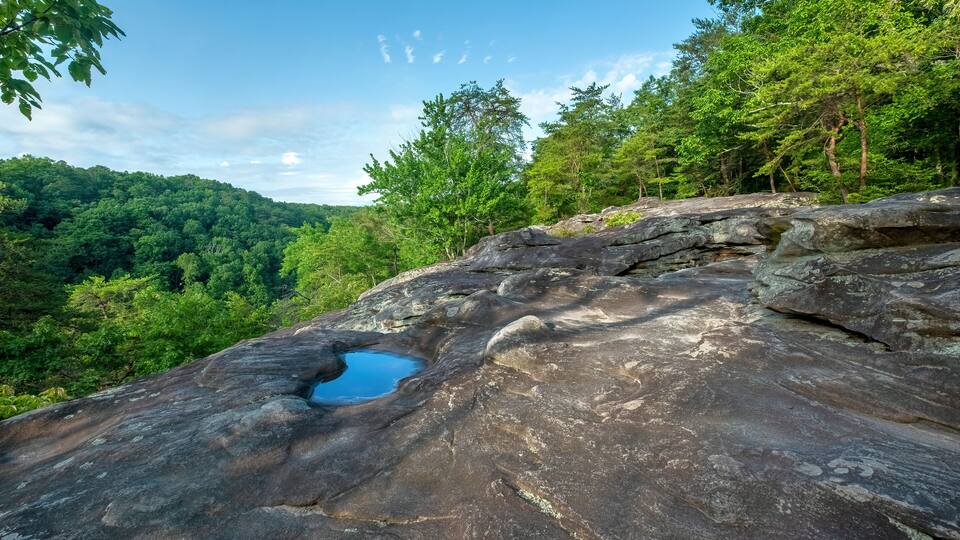 West Rim Loop Trail, Cloudland Canyon State Park, Georgia, USA