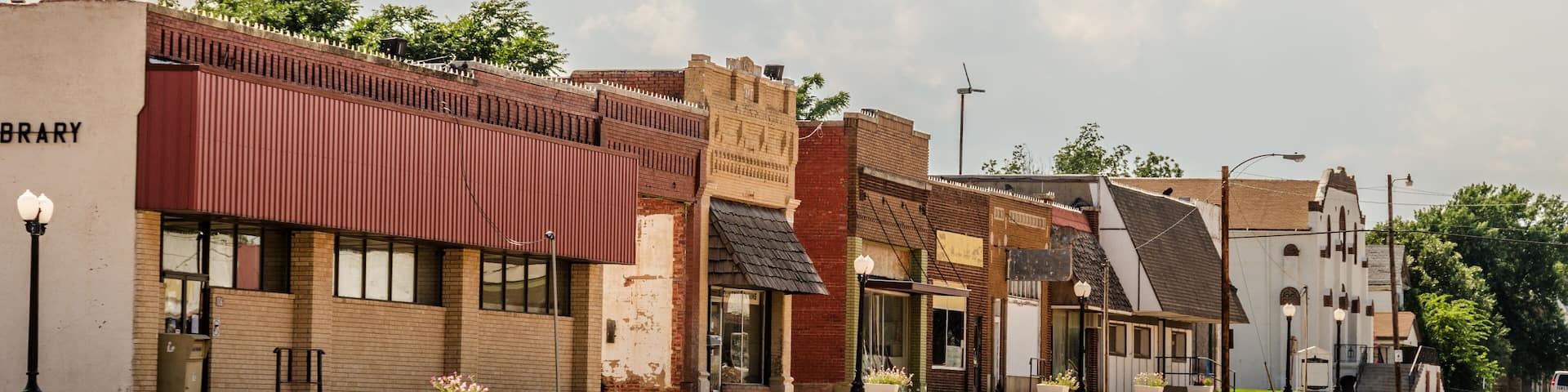 Quiet Downtown Street