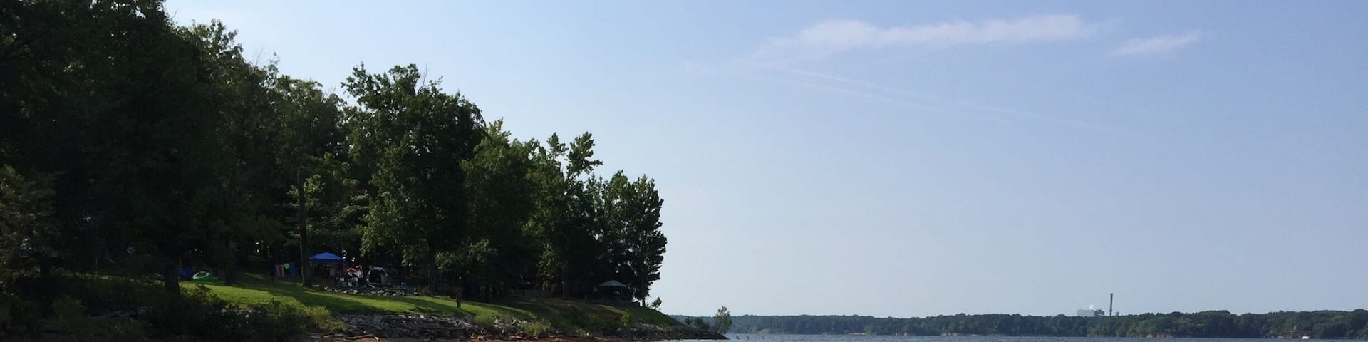 Very well maintained camping spaces right on the lake- great fun for all!